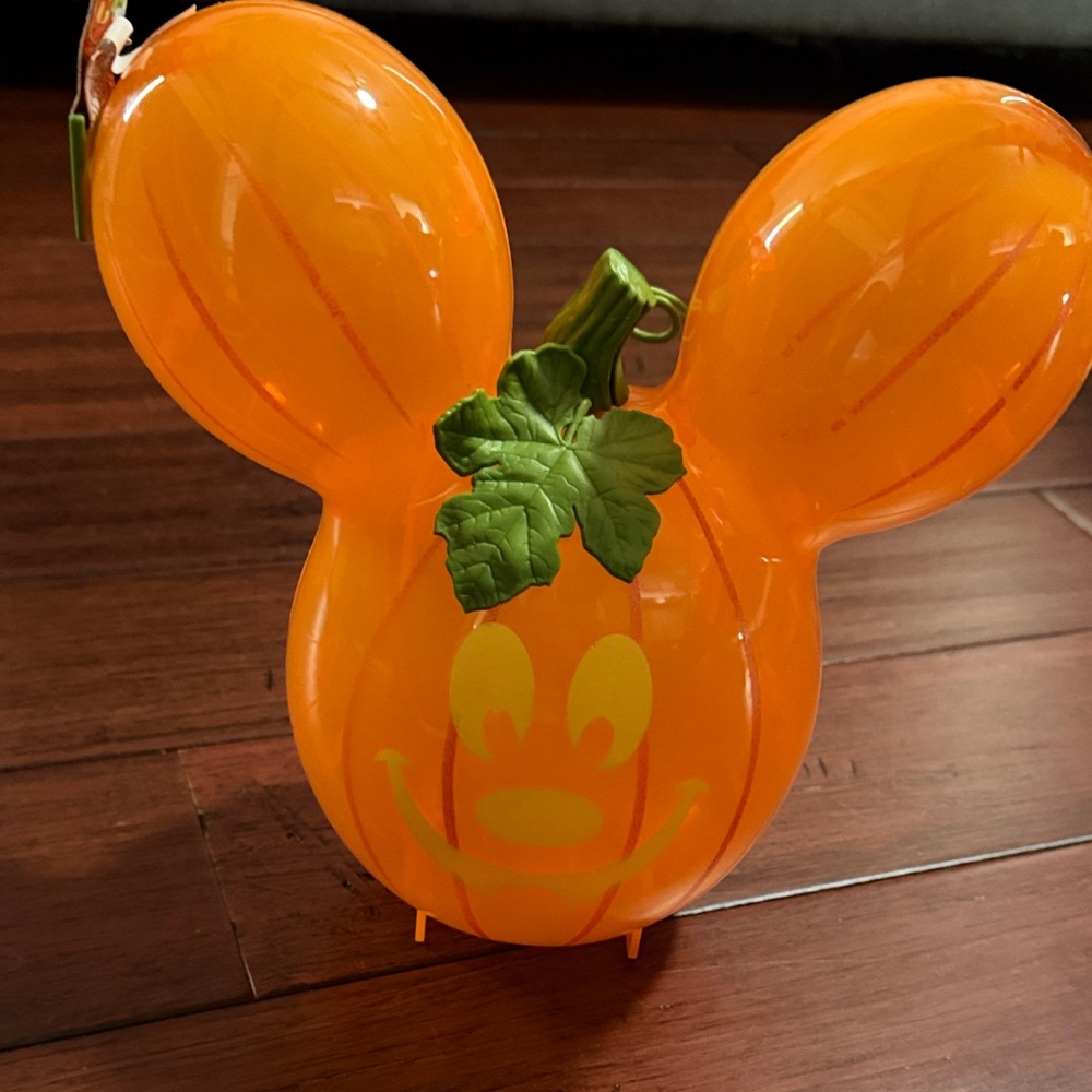 Mickey Mouse pumpkin popcorn bucket